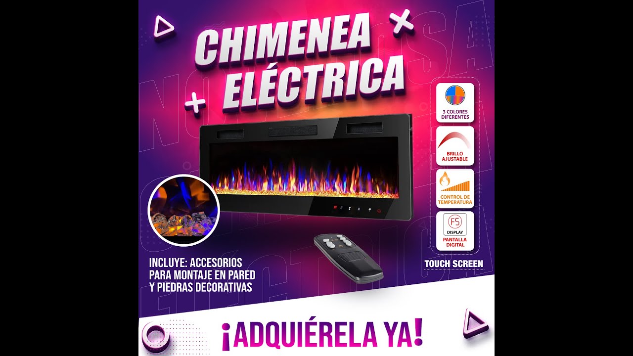 Como instalar una Chimenea Electrica paso a paso