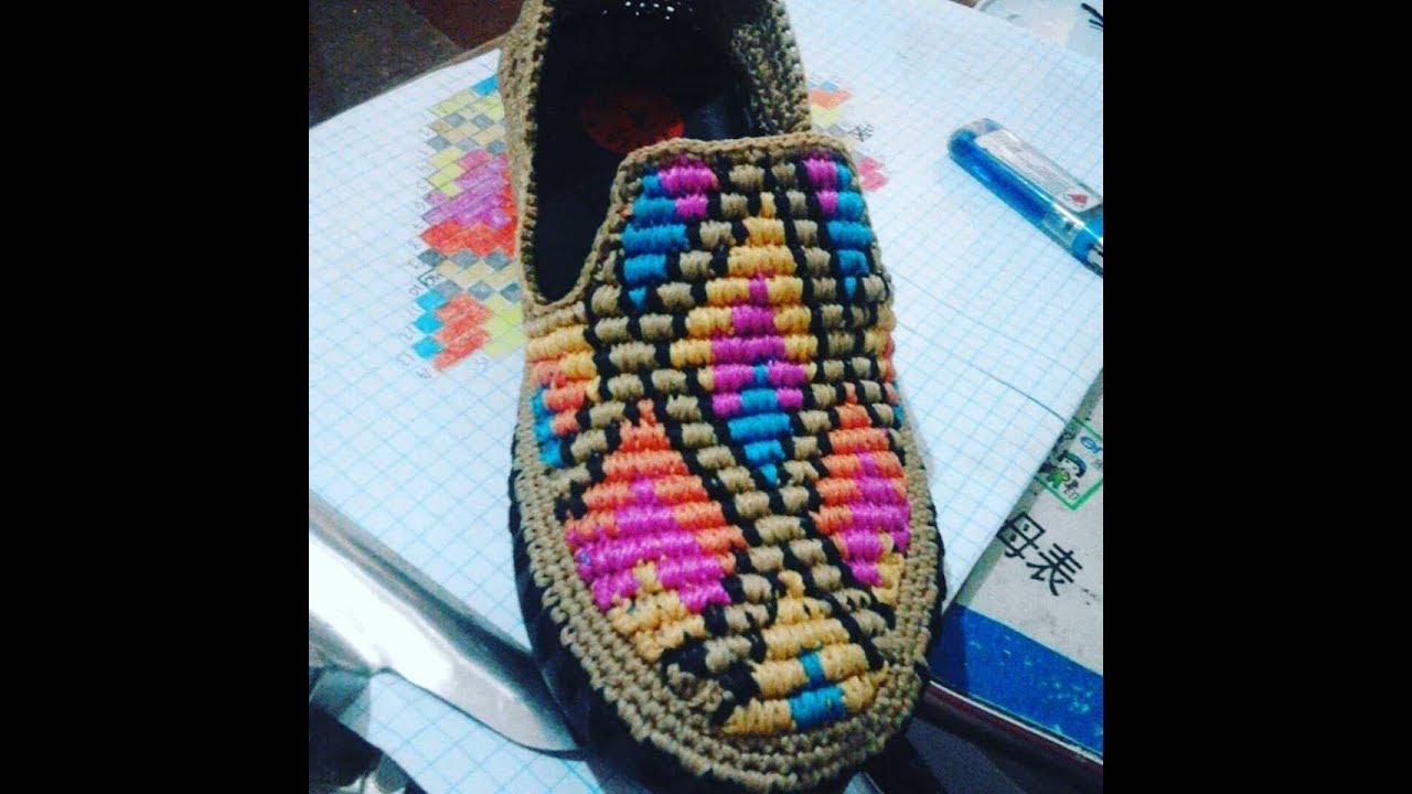 ► WAYU CROCHET TUTORIAL EN ZAPATOS - APREDER PASO A PASO
