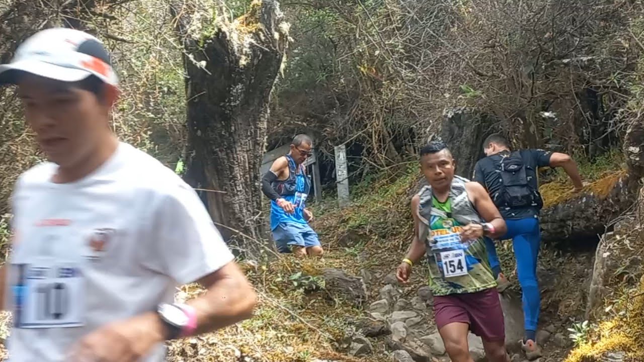 Cuesta de los Arrepentidos.  Carrera al cerro Chirripó  38 edición 