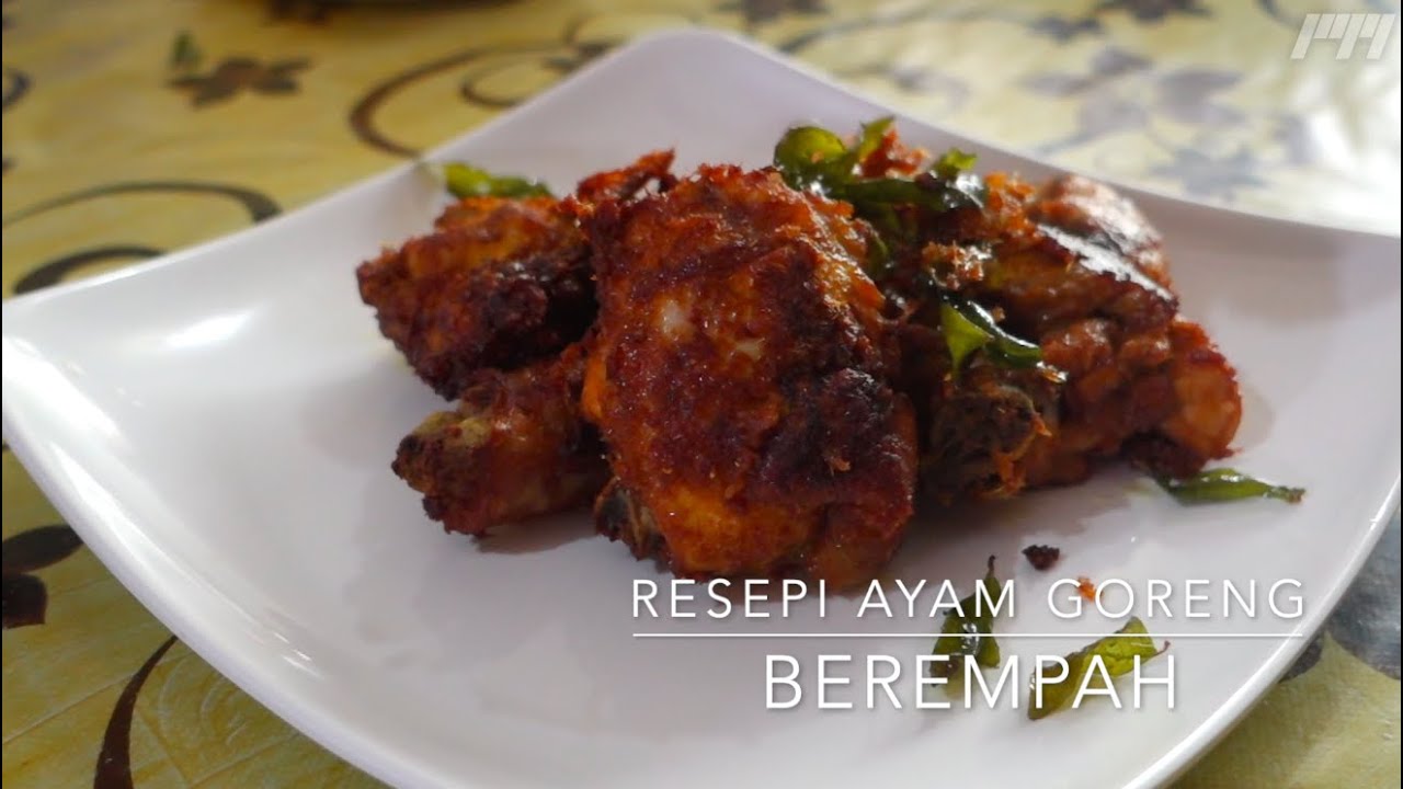 Resepi Ayam Goreng Berempah pedas ala Restoran Mamak. Confirm Suami Makan  Di Rumah je Sebab Sedap