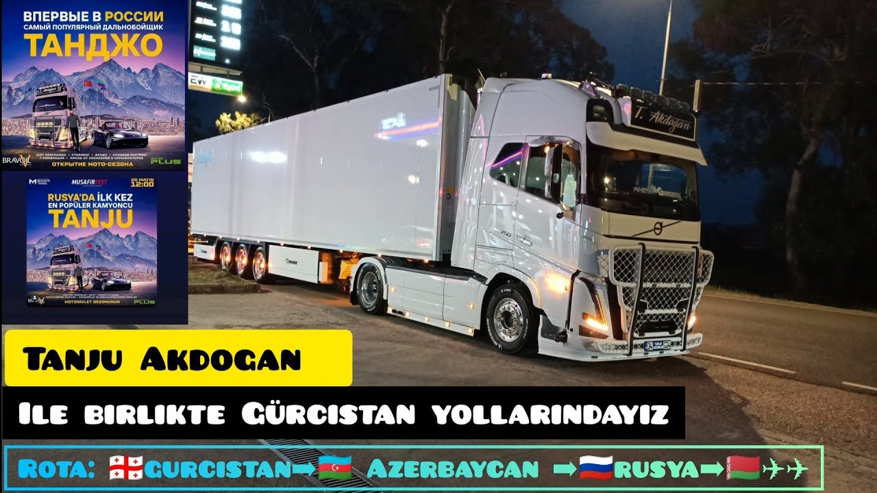 TANJU AKDOĞAN İLE BİRLİKTE  RUSYA YA GİDİYORUZ  #vlog #ets2 #transport #povdrive #tanjuakdoğan