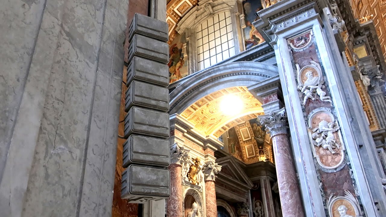 ¿QUÉ SISTEMA DE ALTAVOCES TIENE LA BASÍLICA DE SAN PEDRO? - SONIDO VATICANO - BOSE 32SE