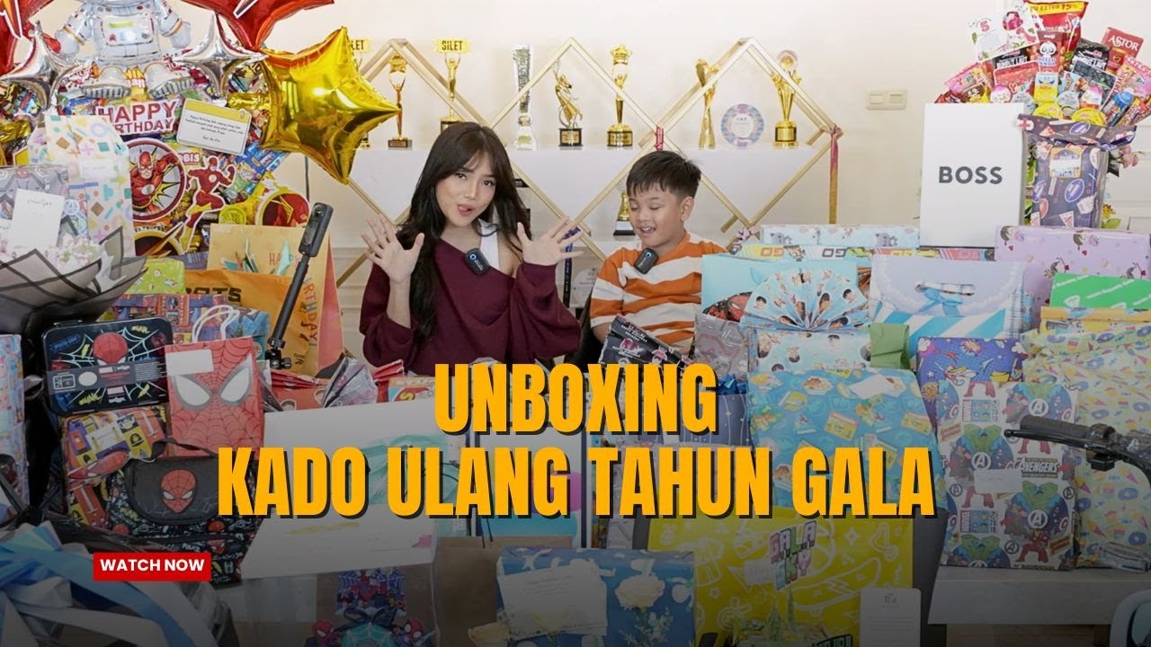 UNBOXING KADO ULANG TAHUN GALA SKY YANG KE-5