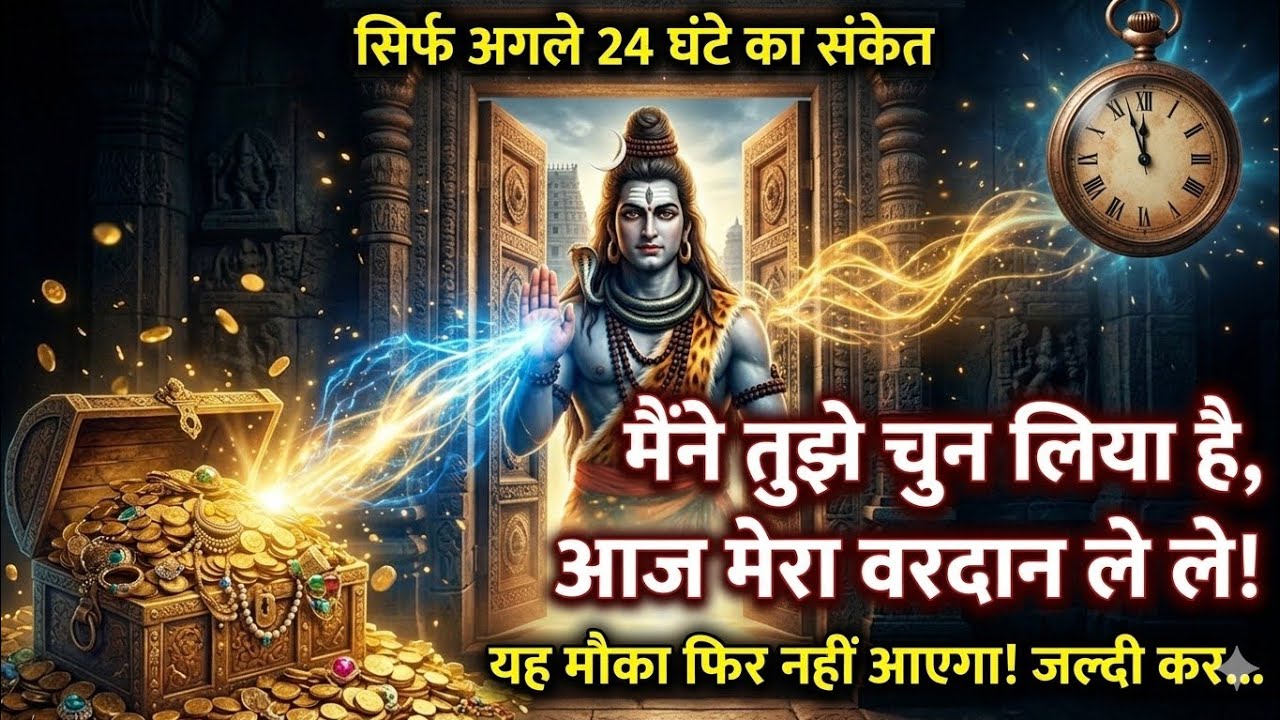 108🌈आपके घर आ रहा है छप्पर फाड़ धन! 💰 बस एक बार इसे पूरा सुन लें ✨ Mahadev Sandesh 