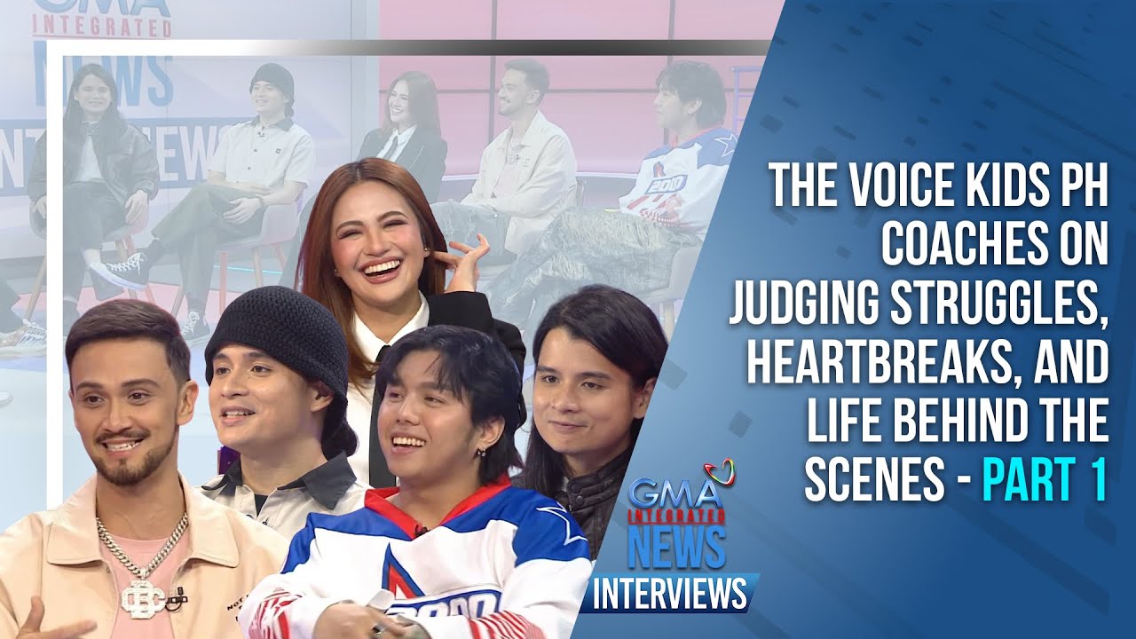 PART 1—The Voice Kids PH coaches, ibinahagi ang kanilang... | GMA Integrated News Interviews