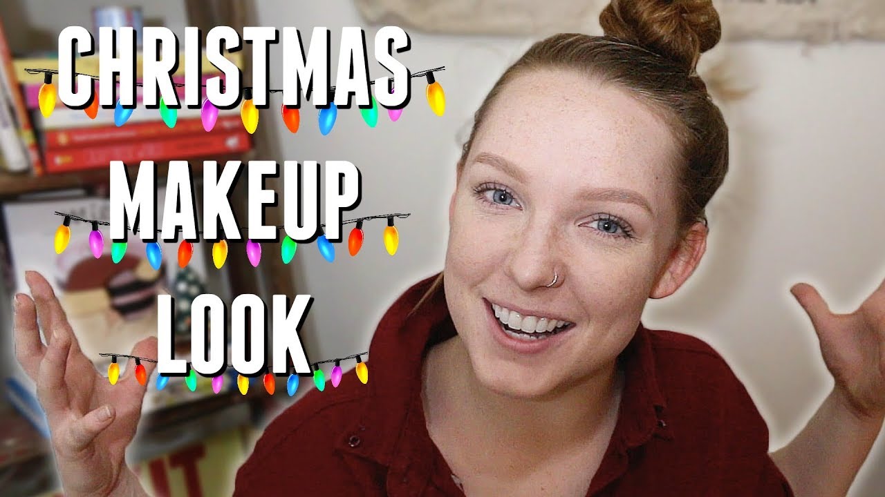 Christmas Makeup! || CHRISTMAS WITH HALEY: DAY TWO