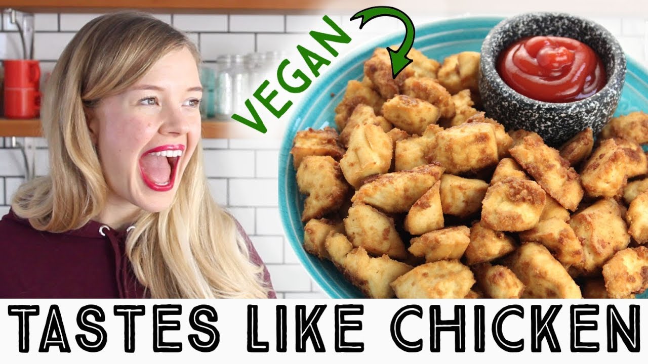 Запеченные кусочки тофу — по вкусу напоминают куриные наггетсы!