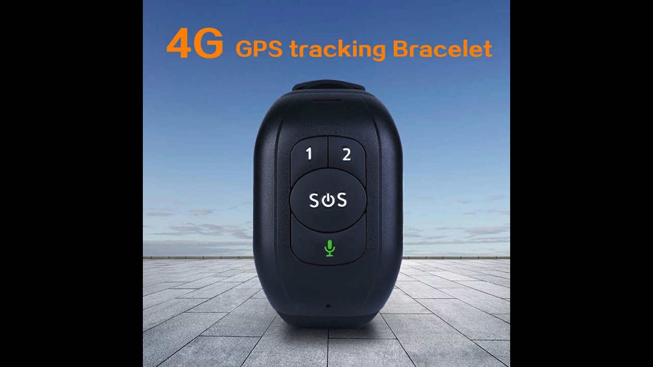 4G GPS Tracking Bracelet with SOS 2 way speaking Water Proof Free Tracking APP for Adults & Worker