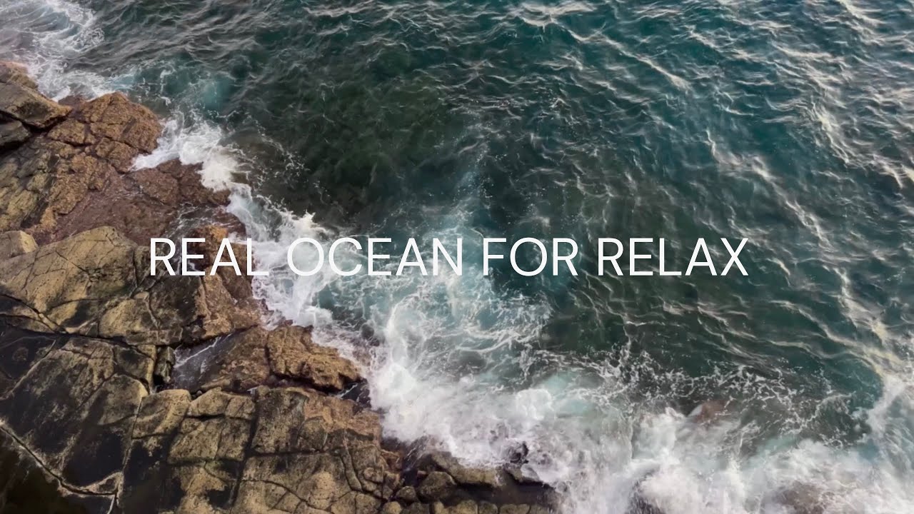 Sounds of the ocean for sleeping🌙 Real Sound | Deep Sleep & Stress Relief (30 Min)