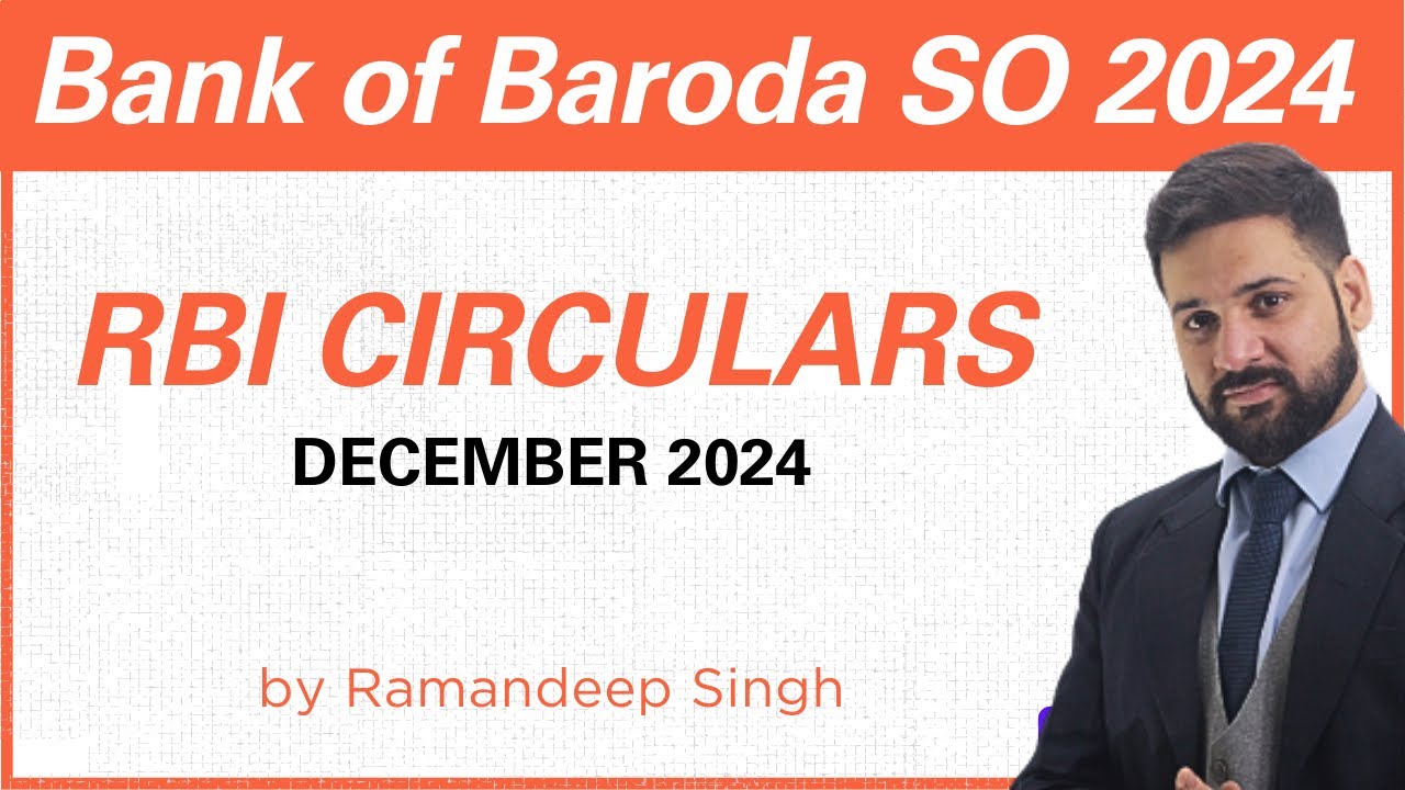 RBI Circulars December 2024 for Bank of Baroda SO 2025
