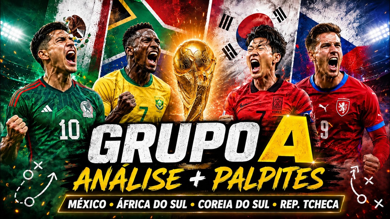 🏆 AN&Aacute;LISES, PALPITES E PLACAR EXATO DO GRUPO A DA COPA DO MUNDO 2026