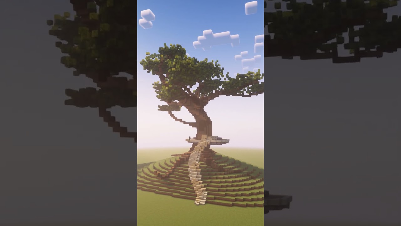Minecraft Medieval Fantasy Tree House Speedbuild | 