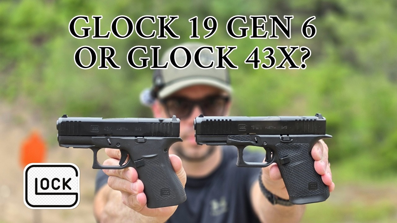 Glock 19 Gen 6 против Glock 43X: что выбрать?