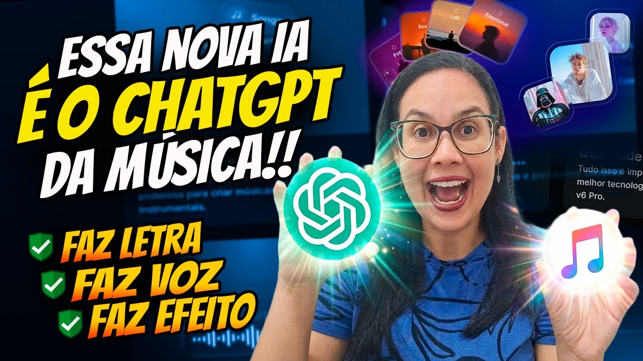 Essa NOVA IA é o CHATGPT do ÁUDIO com IA (música, voz, efeitos) - Sem Direitos Autorais