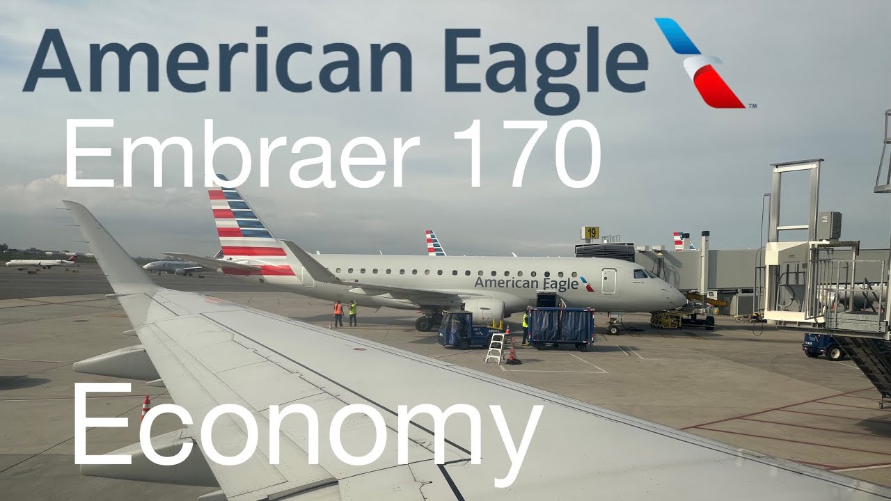 AMERICAN EAGLE Embraer 170 Economy| Toronto Pearson 🇨🇦 - New York LaGuardia 🇺🇸 | FULL FLIGHT