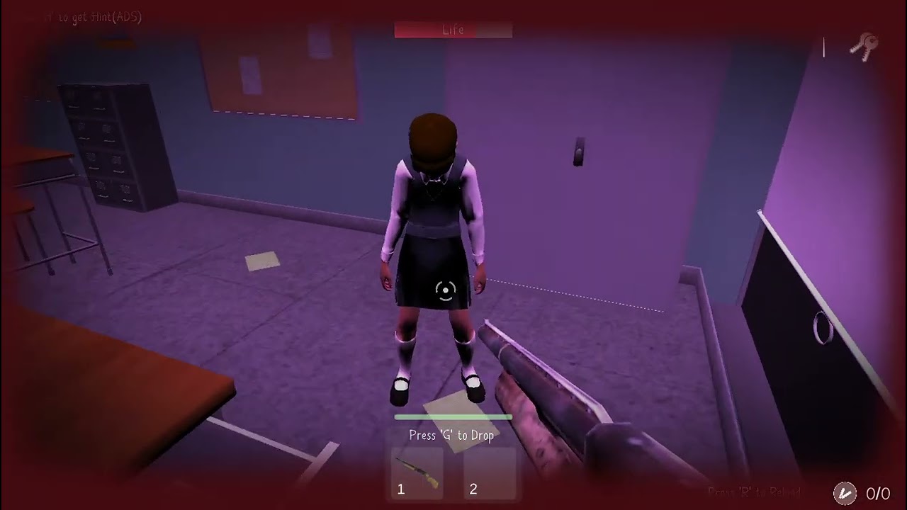 NEVER PLAY THİS GAME AT NİGHT! - Horror Game HAUNTED SCHOOL - Düşün Seli Gaming