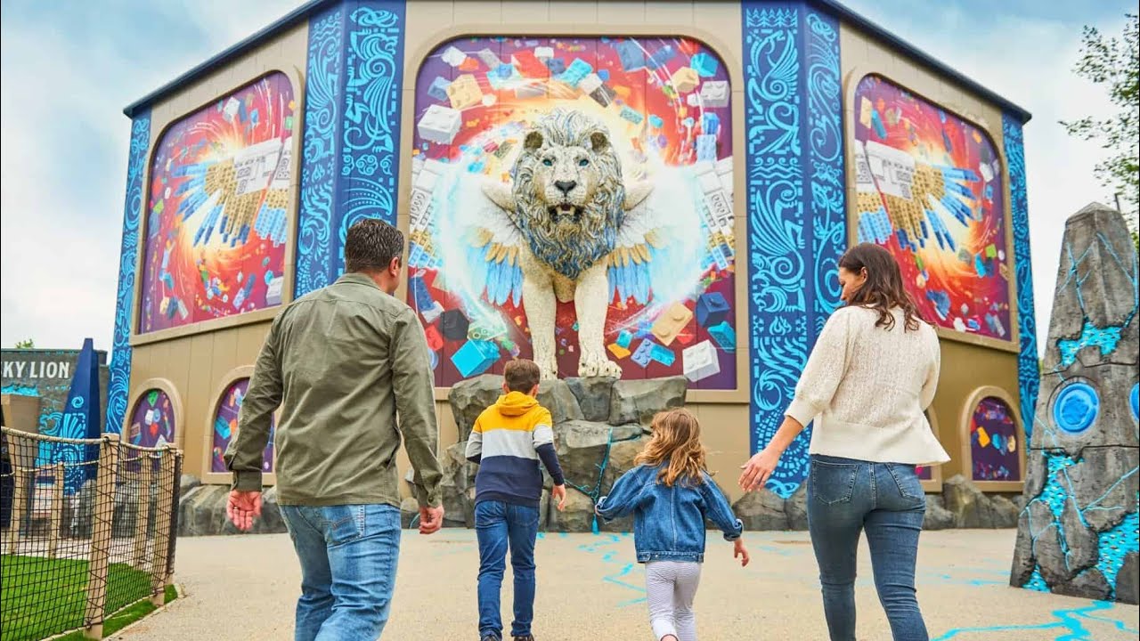 LegoLand Windsor - Flight of the Sky Lion full on ride POV in 4k