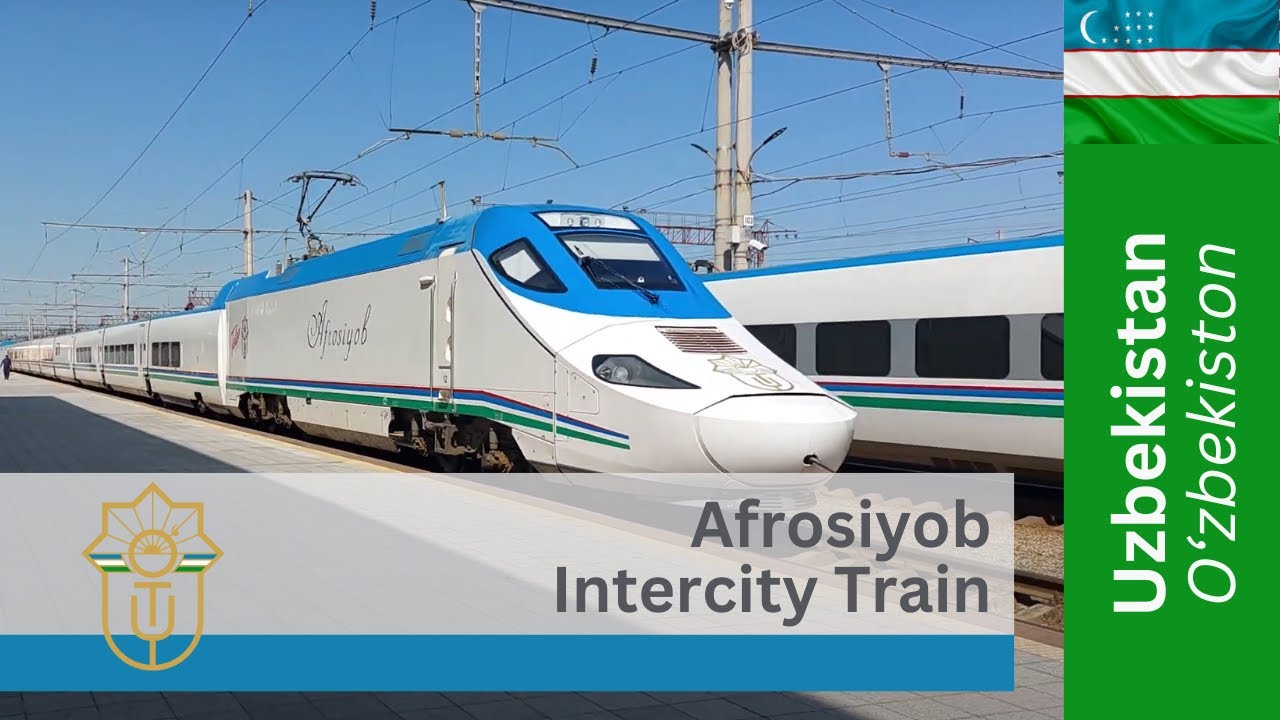 Uzbekistan / Oʻzbekiston - Afrosiyob Train - Oʻzbekiston Temir Yoʻllari / Ўзбекистон Темир Йўллари