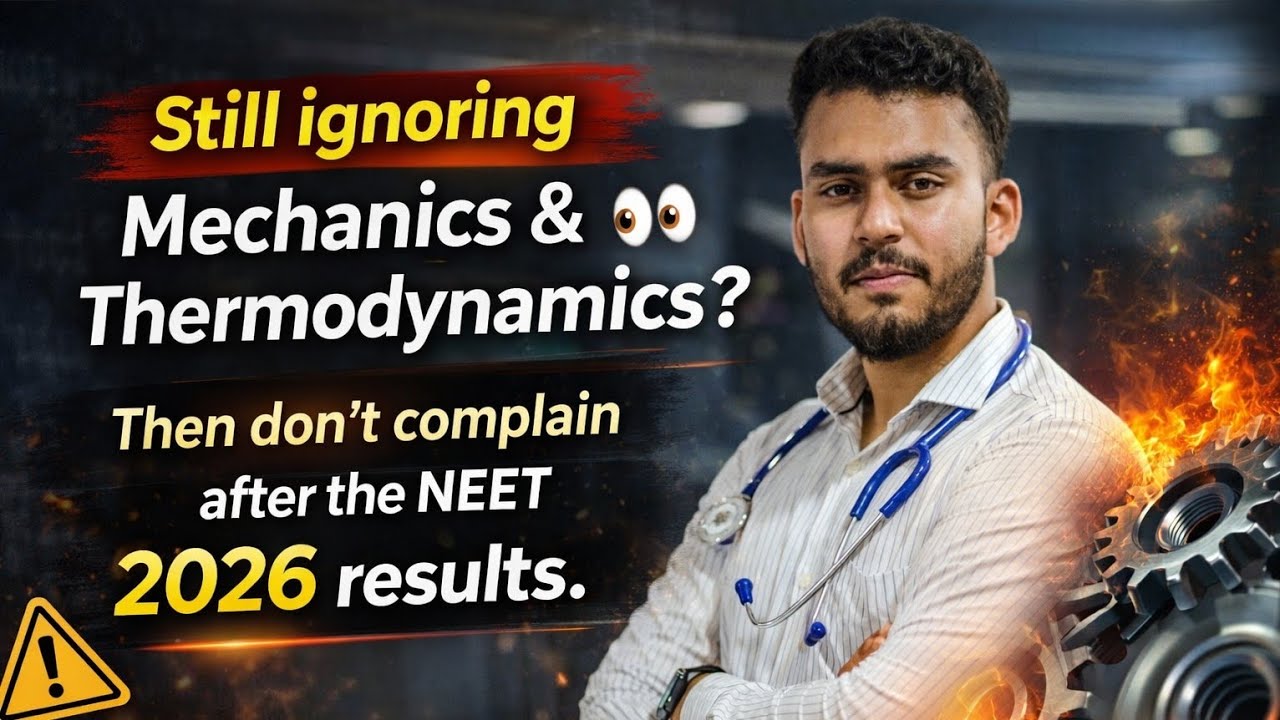 🚨 Still Ignoring Mechanics & Thermodynamics? Big Mistake for NEET 2026!