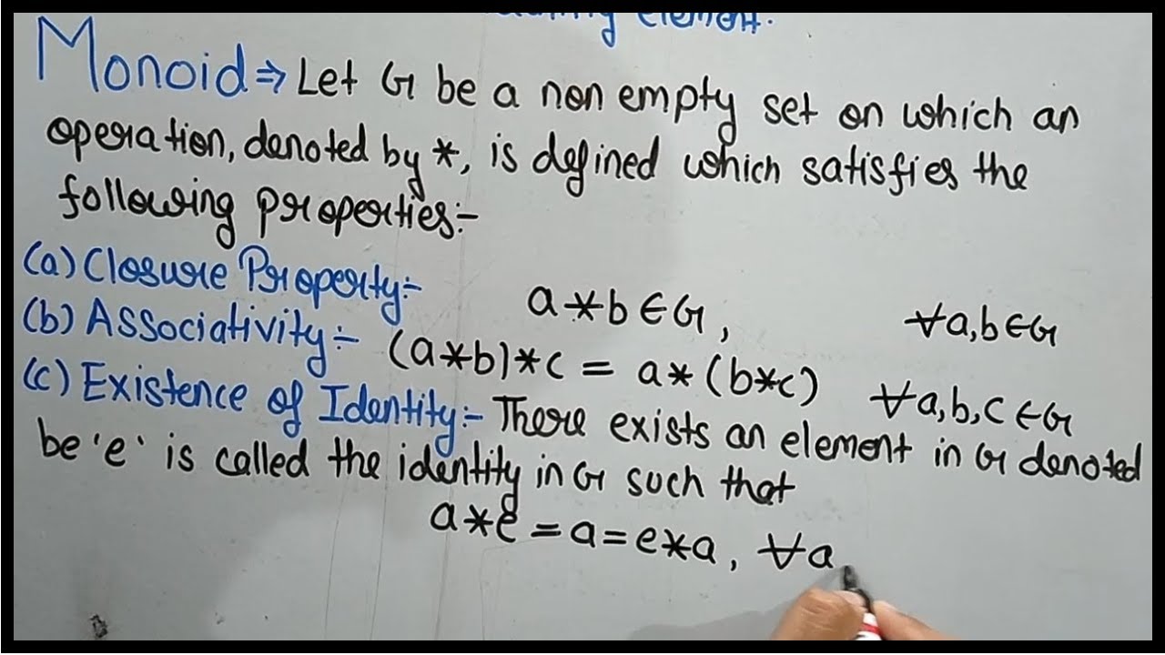 Group Theory| Monoid | Examples | Lecture 5 | Theta Classes