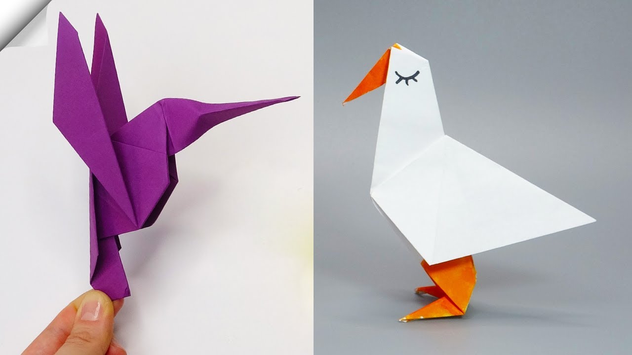 12 DIY paper crafts - Moving paper toys