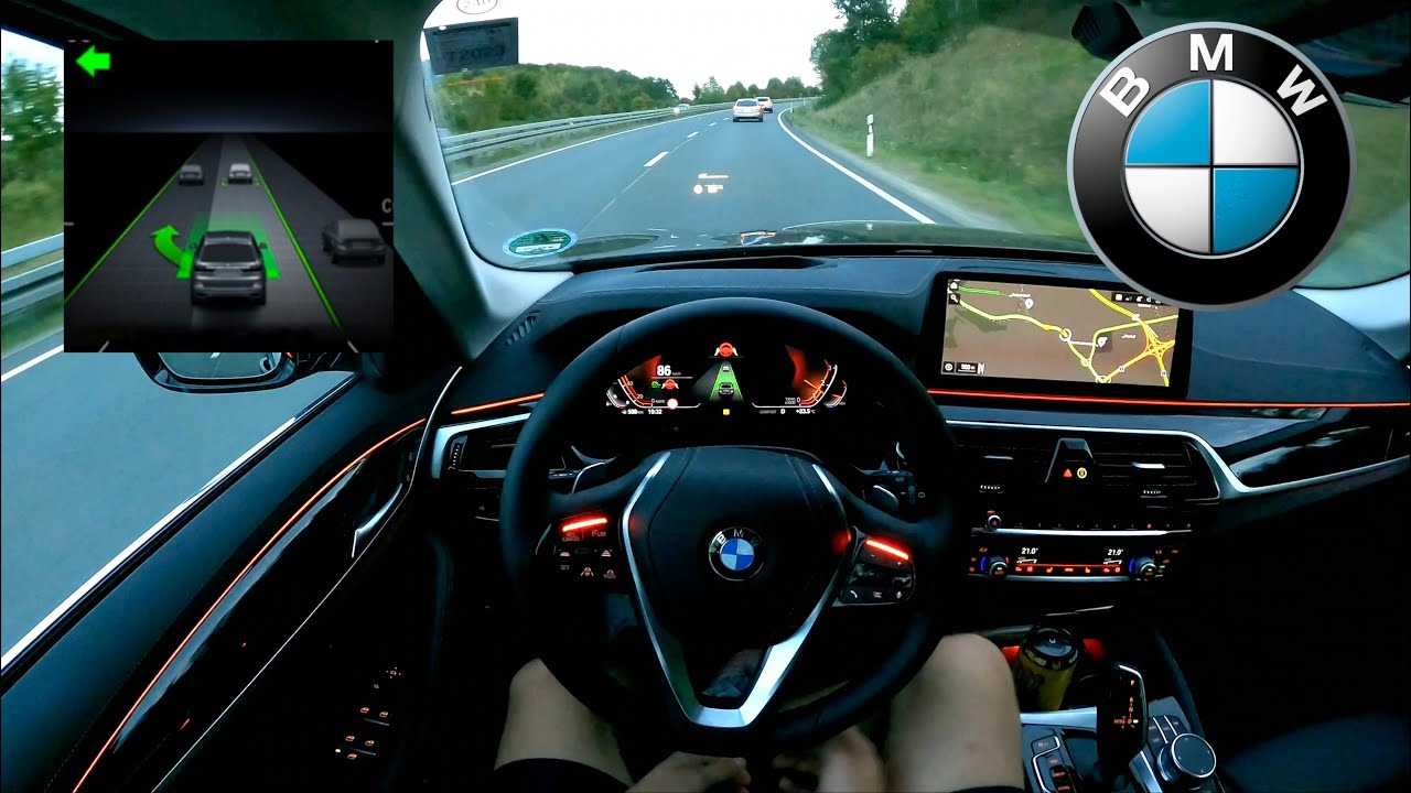 BMW Driving Assistant Professional real life test | BMW 530i POV✔️