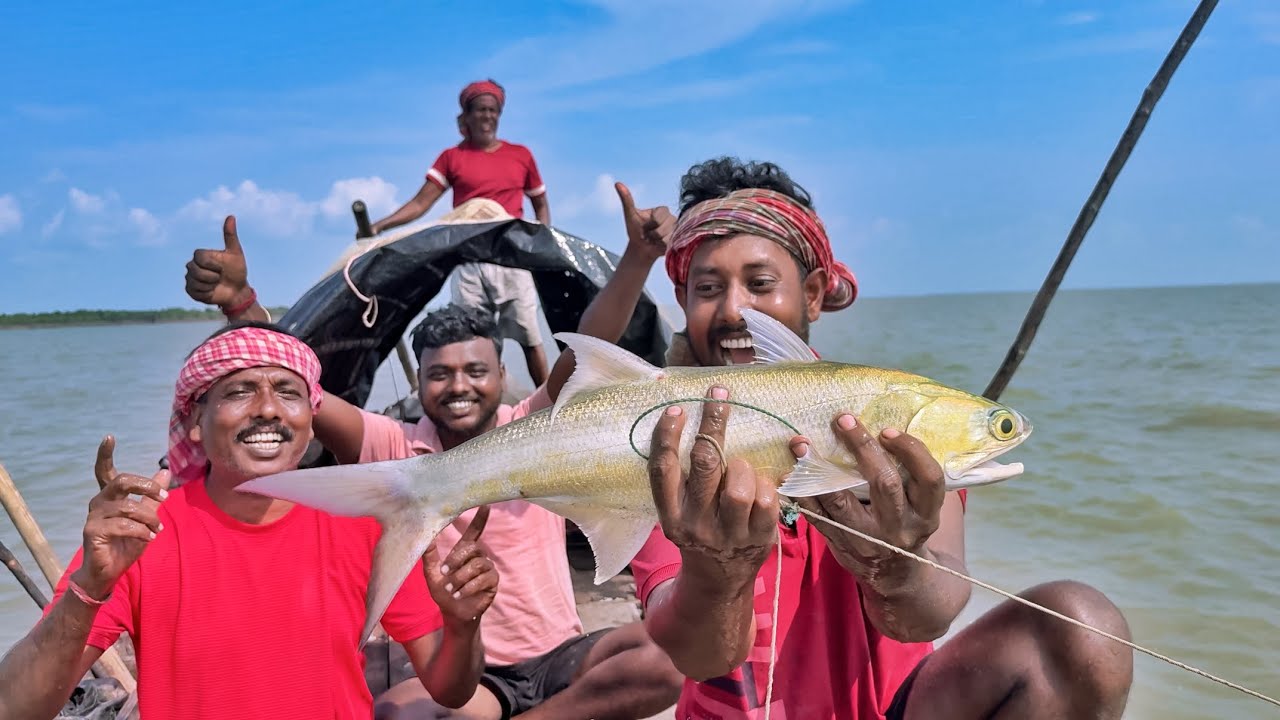 ছেড়া মাতলায় বরশি দিয়ে,বড় বড় সাইজের গুরজালি মাছ পেলাম!!!