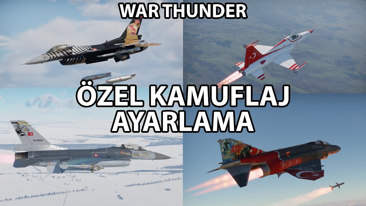 War Thunder Ücretsiz Skin Kullanma. Araçlar Özel Kamuflaj Nasıl Yapılır. Kısa ve Çok Kolay Rehber!.