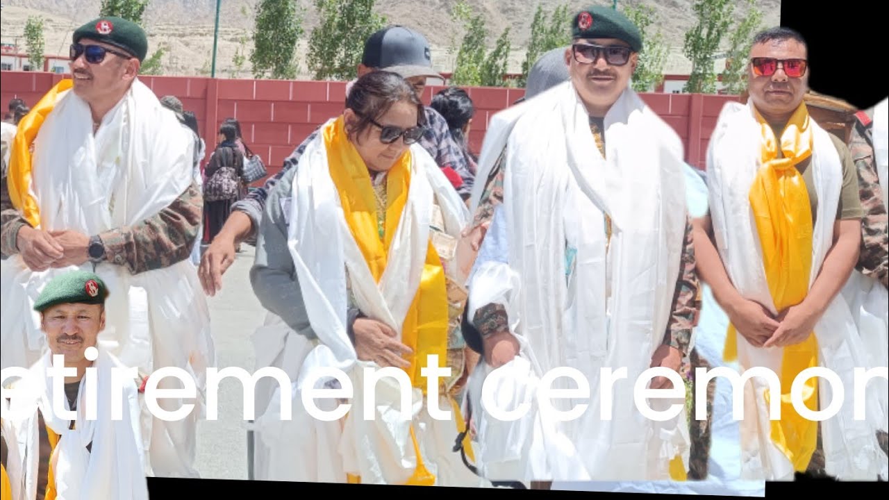 Army Retirement ceremony Mr phurbu tserring  Nubra skampuk June 30 2025#ladakhi