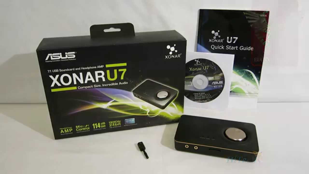 ASUS Xonar U7 USB Sound Card Overview