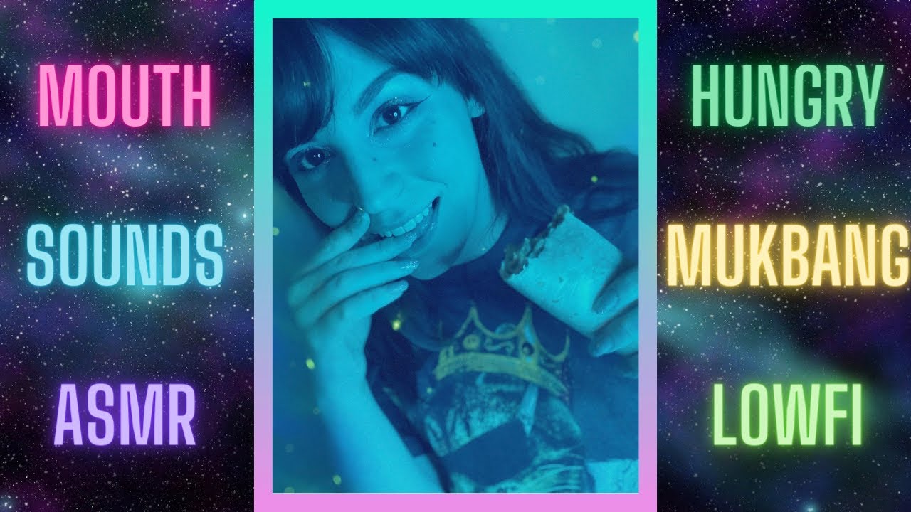 ASMR Mukbang and Chill - Softspoken, Mouth sounds, Eating sounds, Lofi