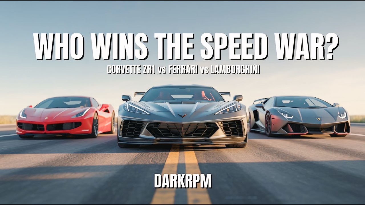 Corvette ZR1 2026: Кто победит в войне скоростей против Ferrari и Lamborghini?