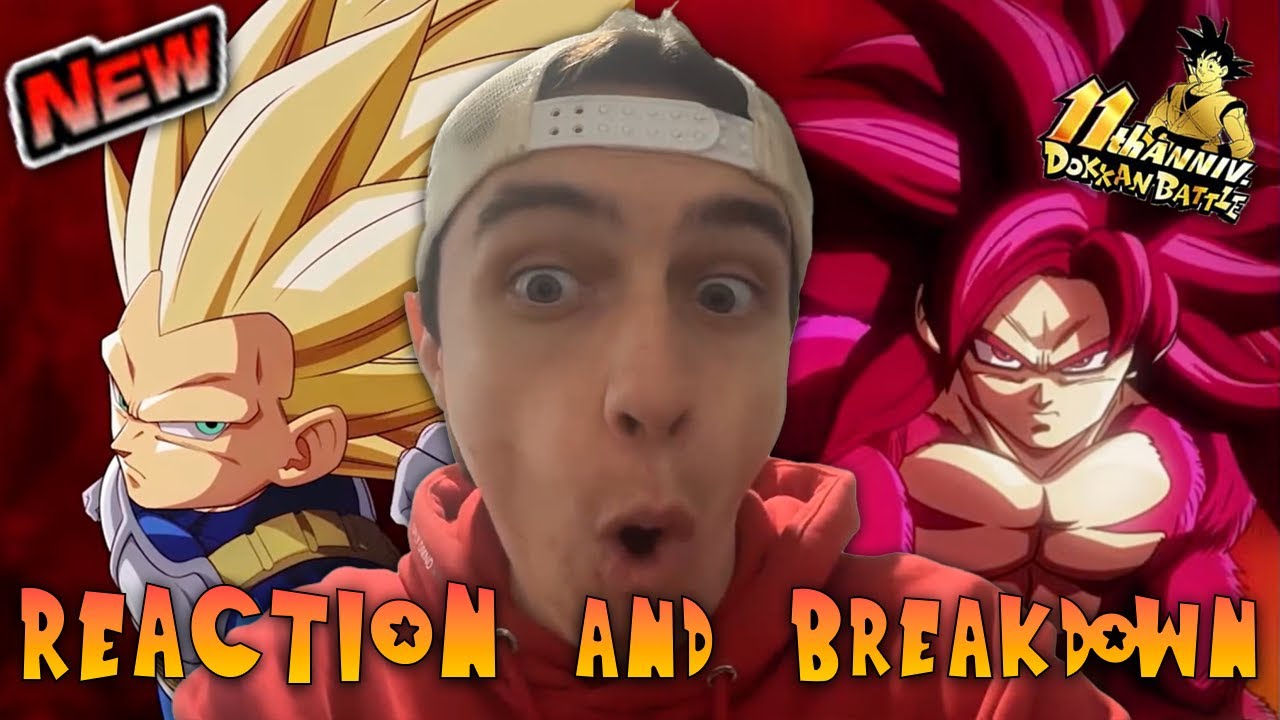 BEAUTIFUL ANIMATIONS + EX SUPER ATTACK! 11 ANNIVERSARY REACTION AND BREAKDOWN!! DBZ Dokkan Battle