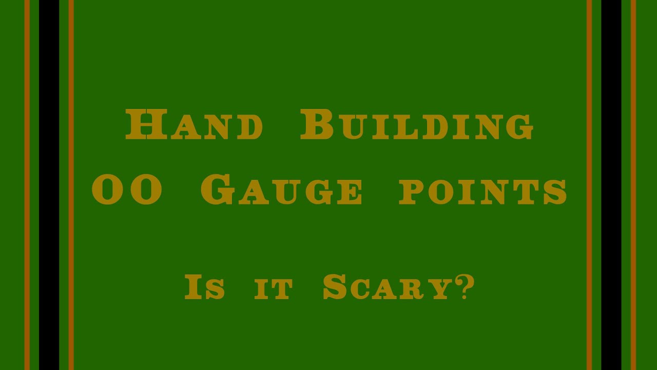 Hand Building Points in OO Gauge - Is it scary? - SWAS Episode 27