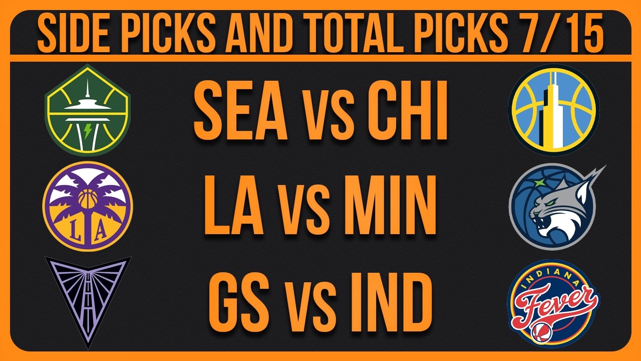 WNBA Picks Today Wednesday 7/15/26 | FREE WNBA Best Bets & Predictions