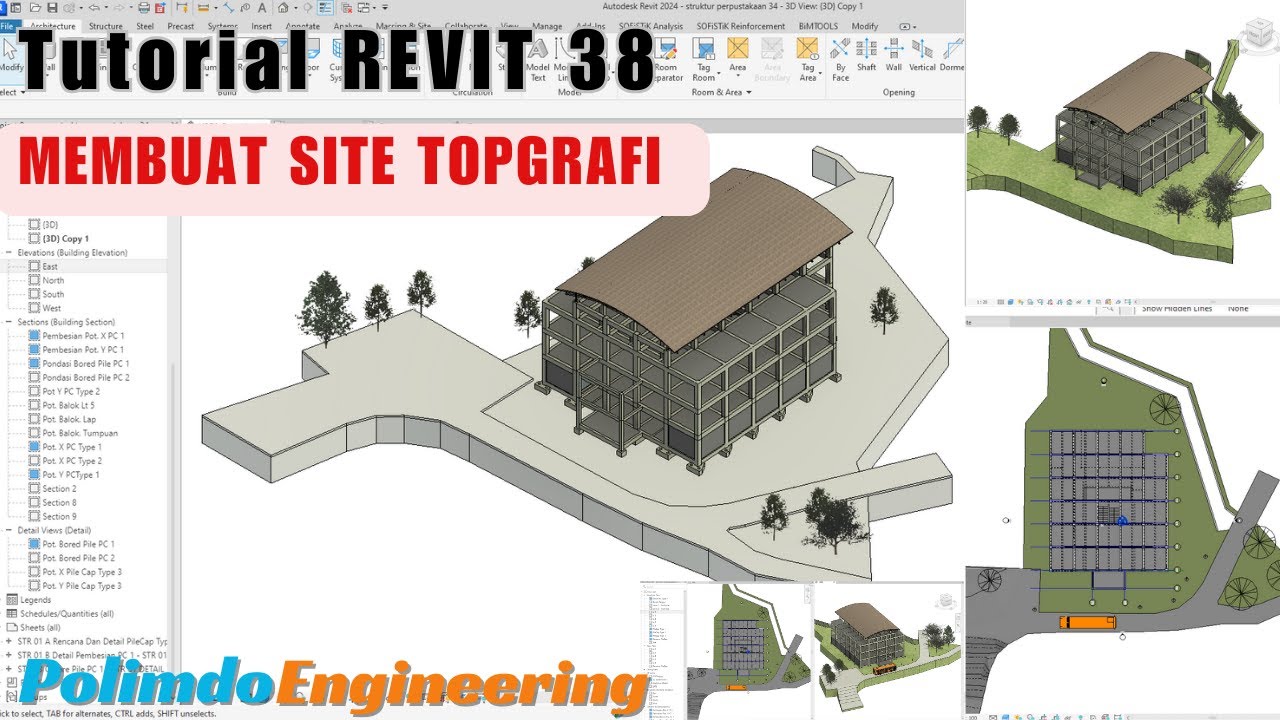 Membuat Site Topografi Menggunakan Toposolid di REVIT
