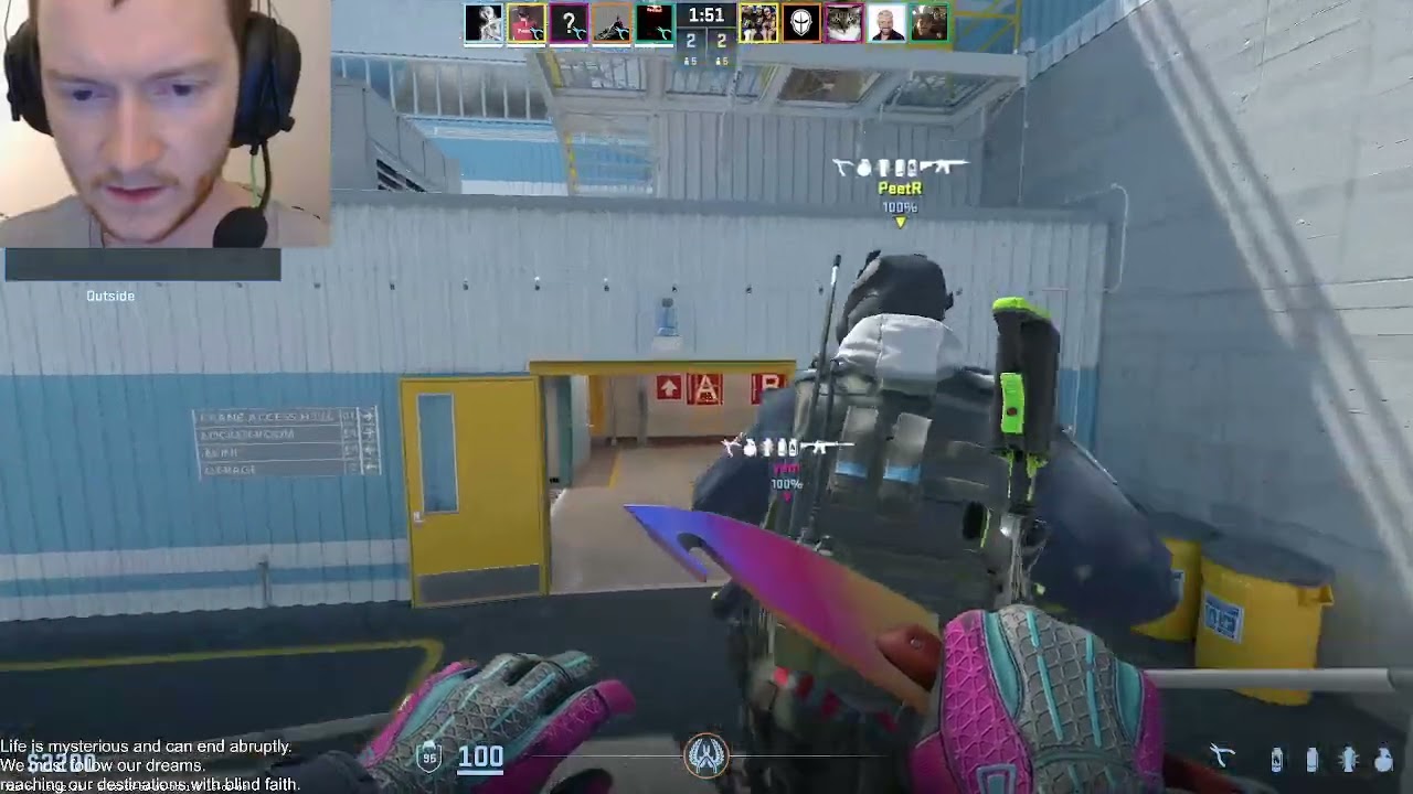 CS2 Nuke Versus 3800 elo ¿Kunai? and his ¿friends?. GG WP