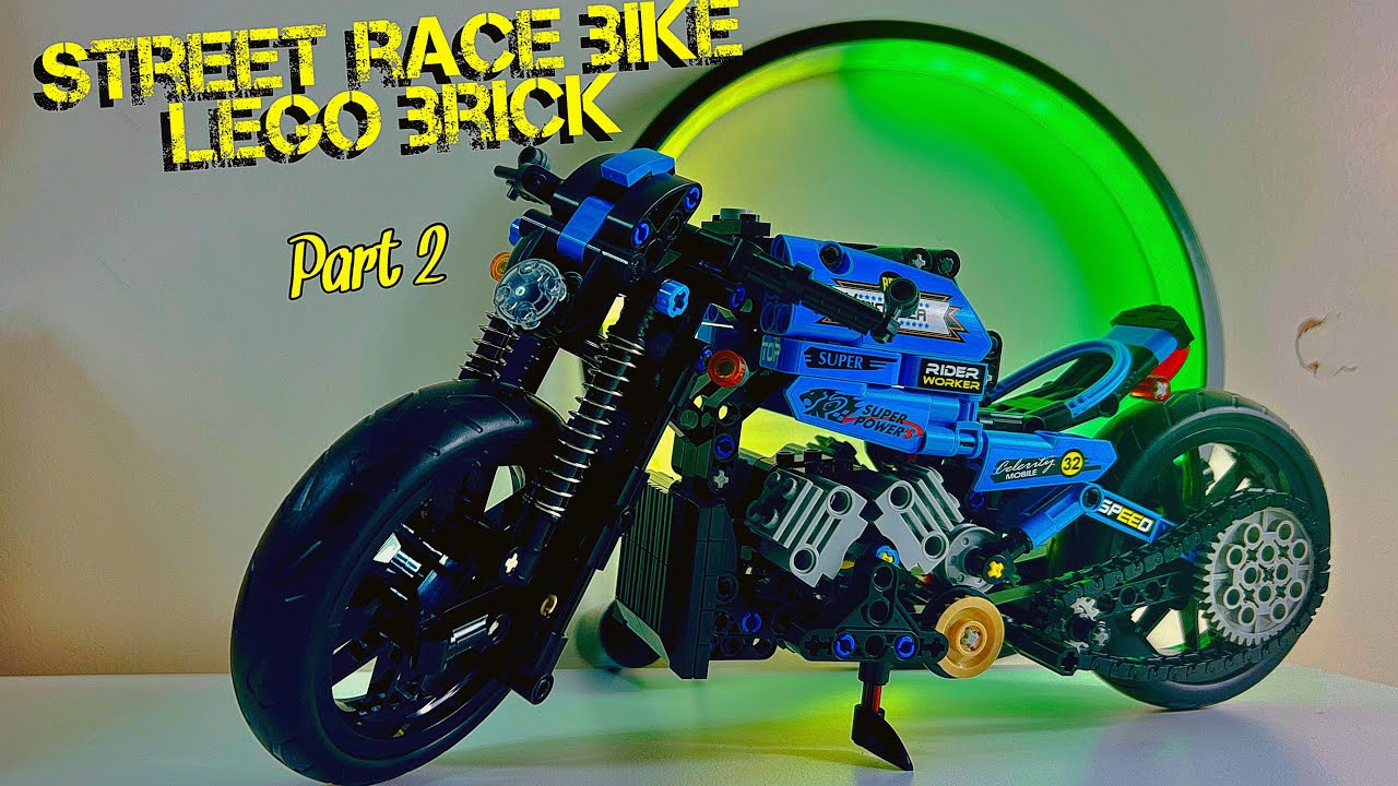 Watch This Street Race Bike Come to Life with LEGO Bricks! Part 2