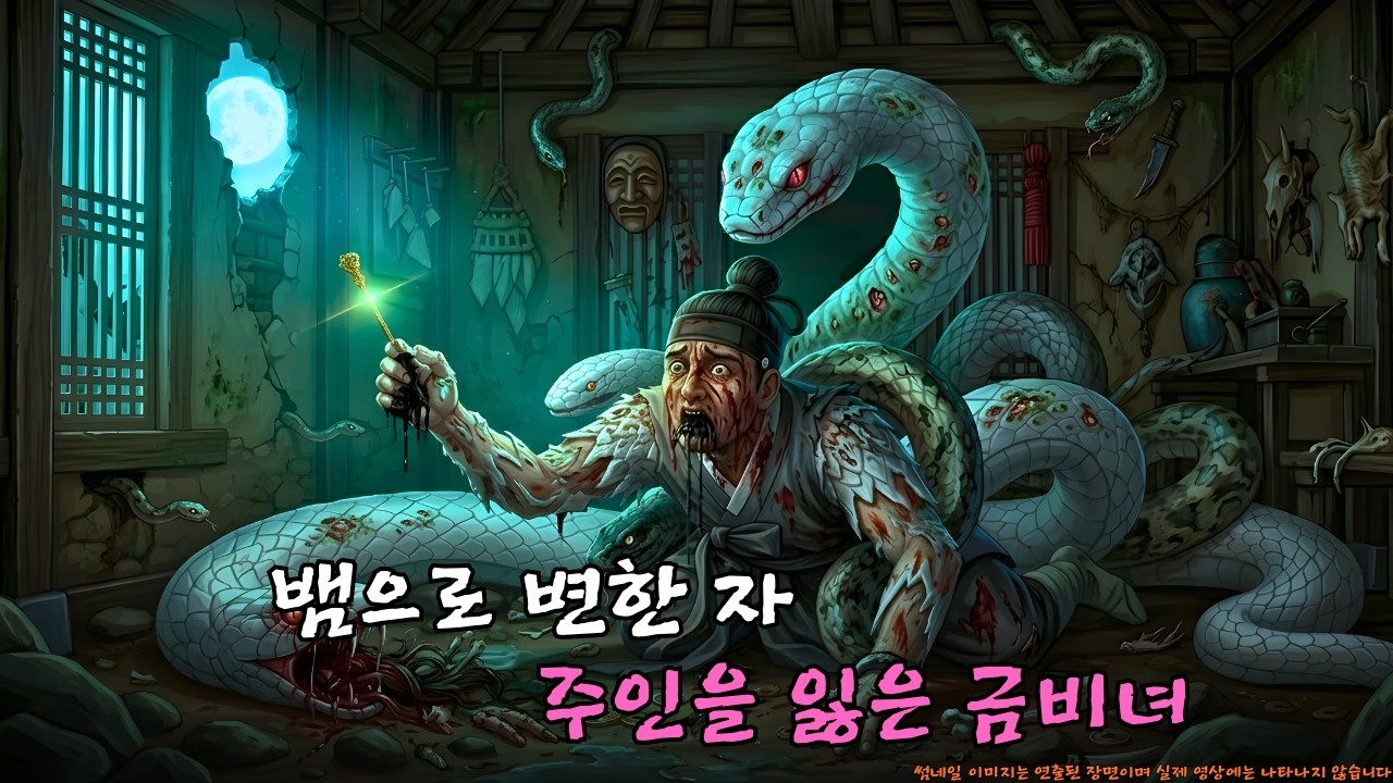 탐욕에 눈이 멀어 남의 묘를 파헤친 도굴꾼이 뱀의 비늘처럼 살갗이 벗겨진 채 땅을 기어다니게 된 소름 돋는 조선시대 기담 | 한국 민담 전설