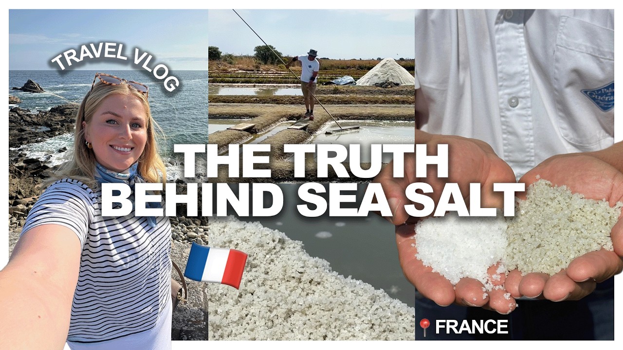 France Solo Travel Vlog | visit a traditional sea salt farm with me 🇫🇷