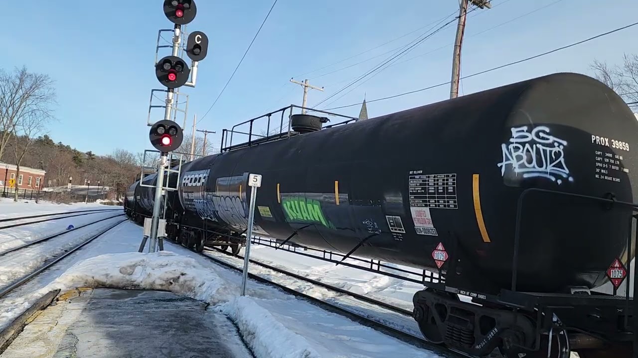 CSX M427 478 467 and 5460 in Ayer MA final part 