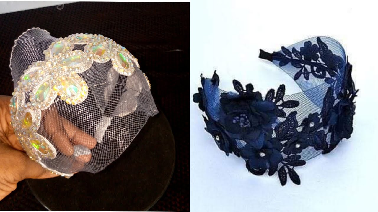 How to create this crinoline head net / diy hair fascinators.