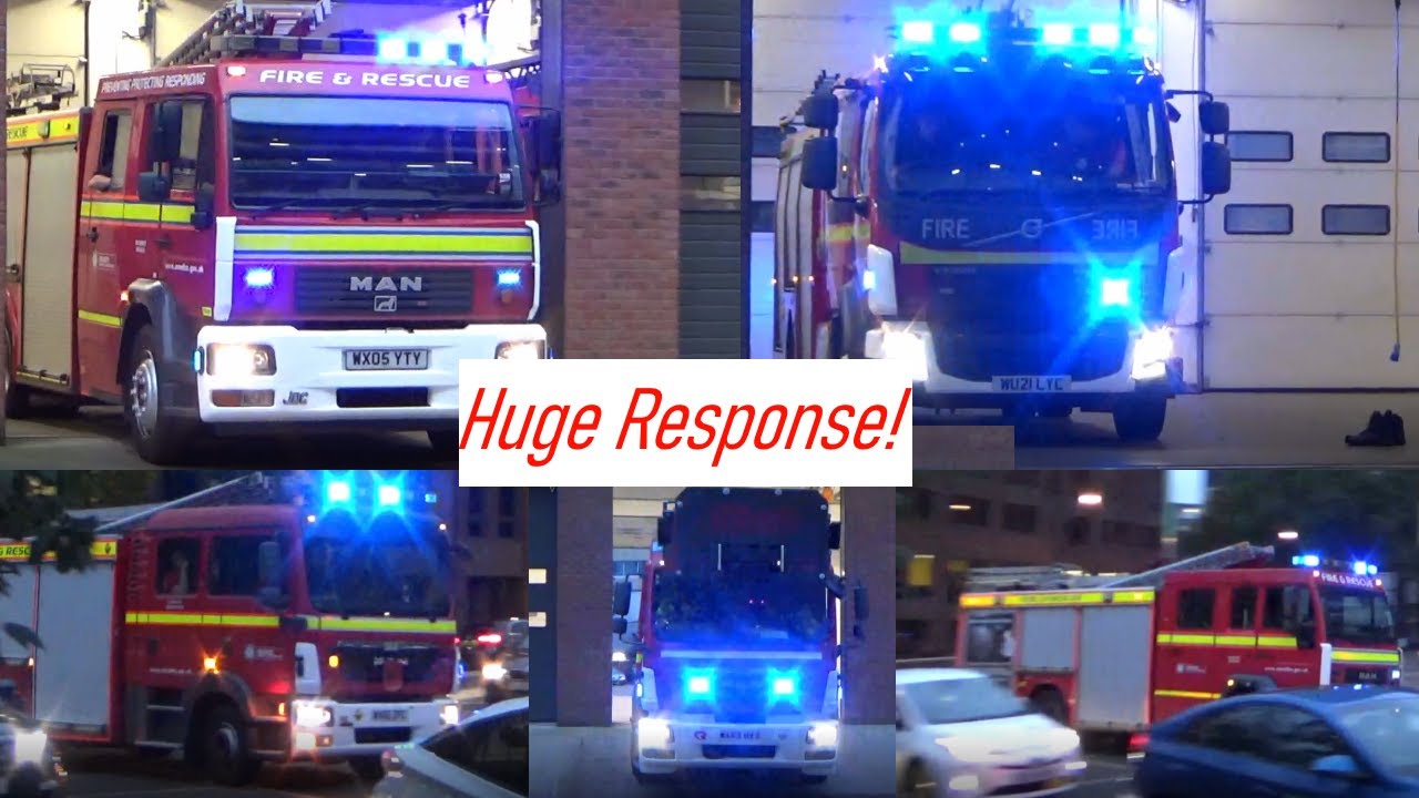 *HUGE RESPONSE/BULLHORN* Multiple Fire Engines Responding To an AFA! [AFRS]