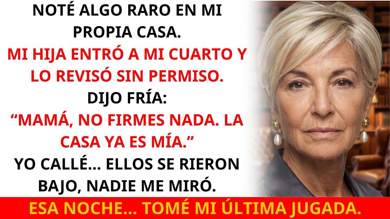 Tras “Observación”, mis hijos exigieron llaves y papeles. Sonreí… y esa noche vi su plan.