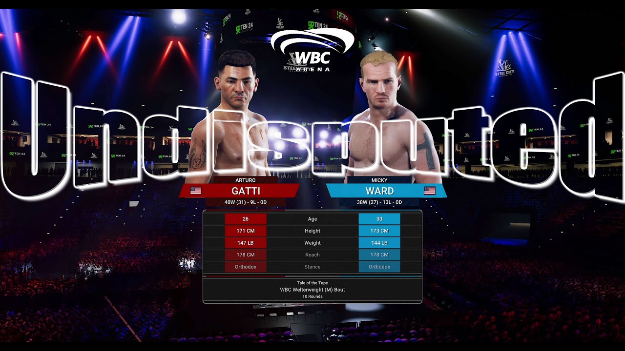 Undisputed - Arturo Gatti vs Mickey Ward - AI Simulation (4K)