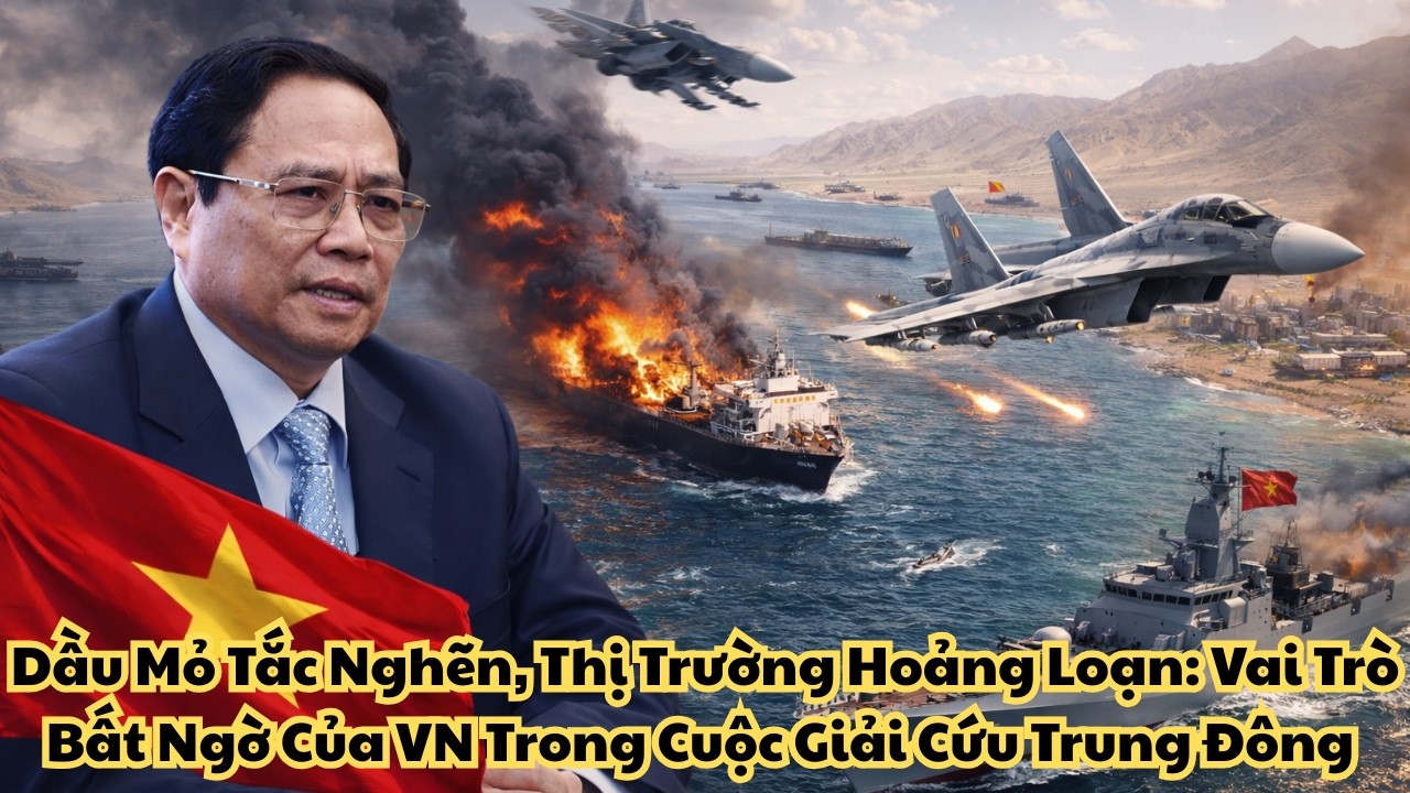 Dầu Mỏ Tắc Nghẽn, Thị Trường Hoảng Loạn Vai Trò Bất Ngờ Của Việt Nam Trong Cuộc Giải Cứu Trung Đông