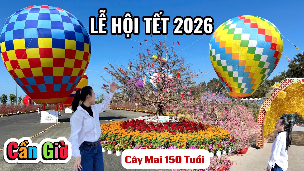 Tết 2026 Ở Cần Giờ – Lễ Hội Khinh Khí Cầu Sắc Xuân Rực Rỡ