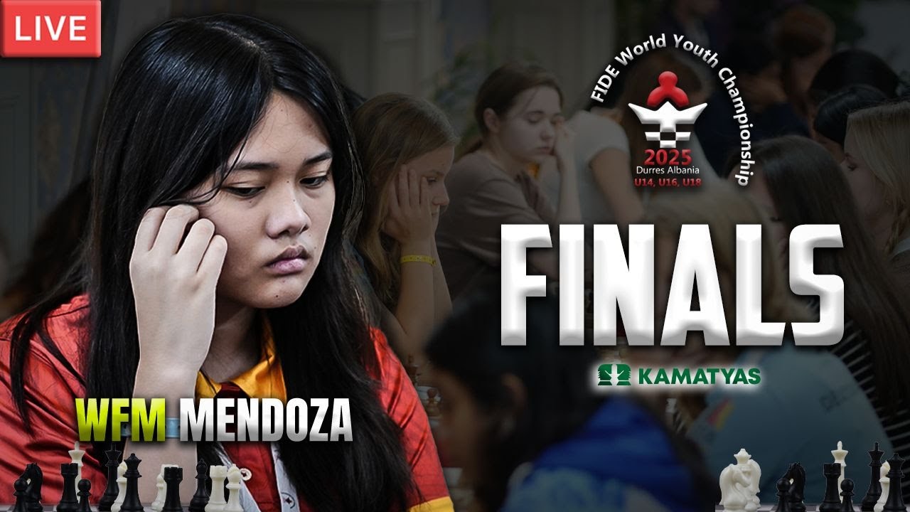WFM Polina A Smirnova vs WFM Jemaicah Yap Mendoza | The FIDE World Youth Championships 2025