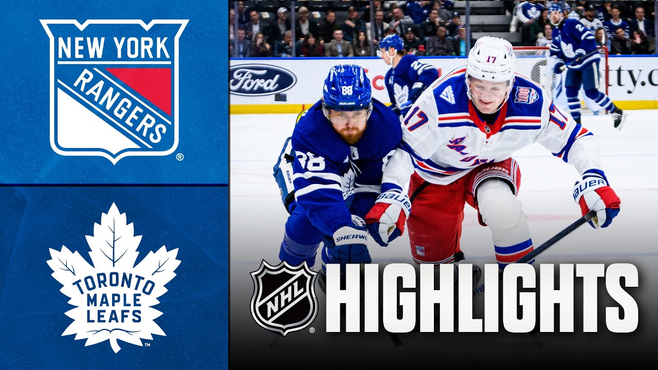 Rangers vs. Maple Leafs | NHL Highlights | March 25, 2026