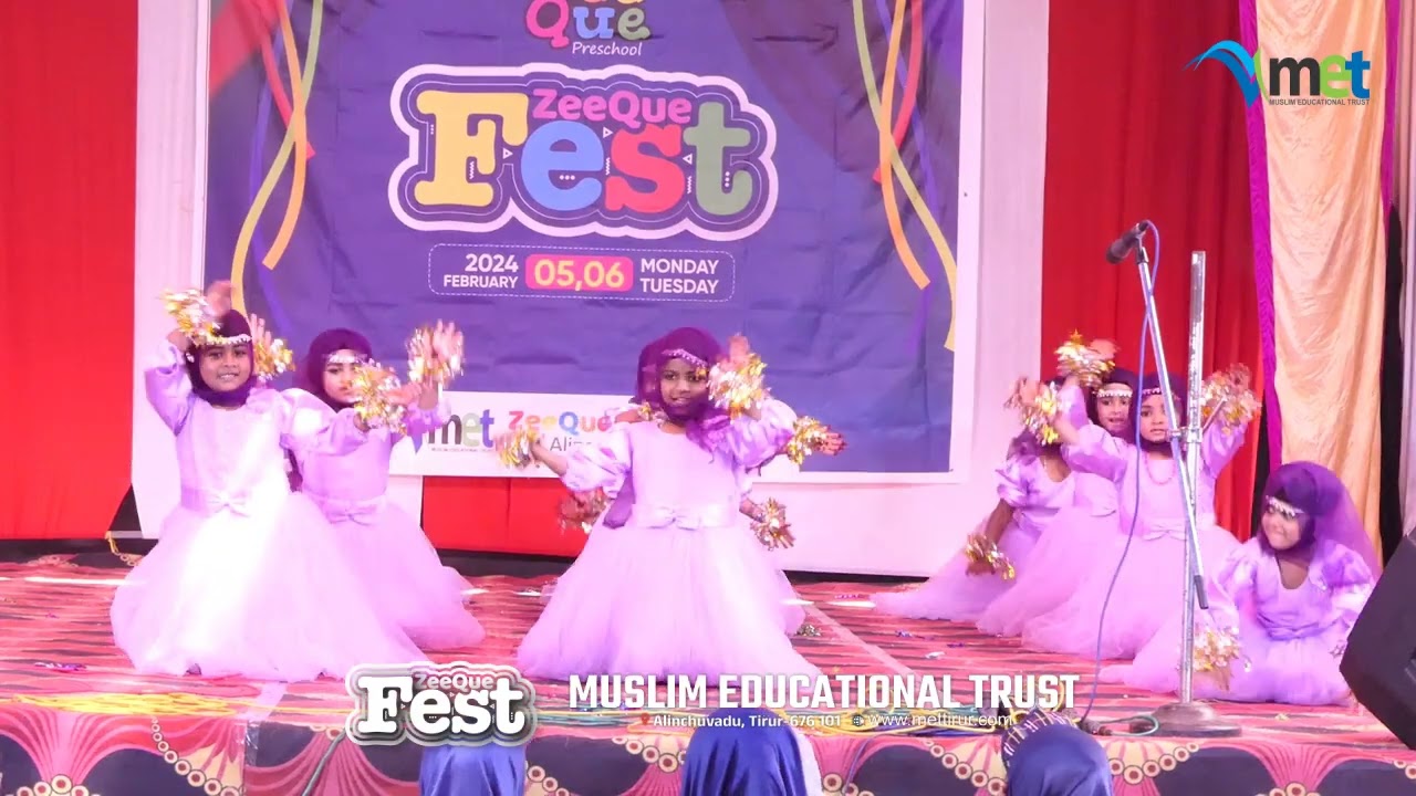 Flower Show (Girls) | MET ZeeQue Fest | MET Zeeque PreSchool, Alinchuvadu, Tirur